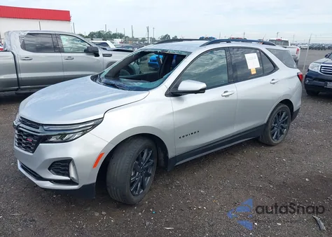 2022 Chevrolet Equinox Fwd Rs из США, поврежденный, VIN 3GNAXMEV4NS144945